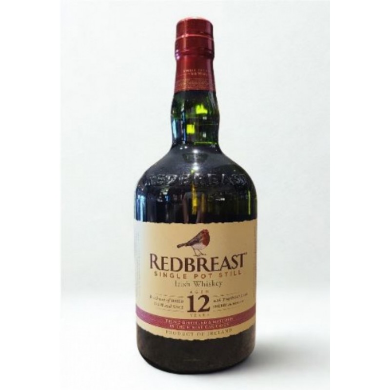 WHISKEY REDBREAST 12 ANS SINGLE POT STILL 70CL WHISKEY REDBREAST 12 ANS SINGLE POT STILL 70CL