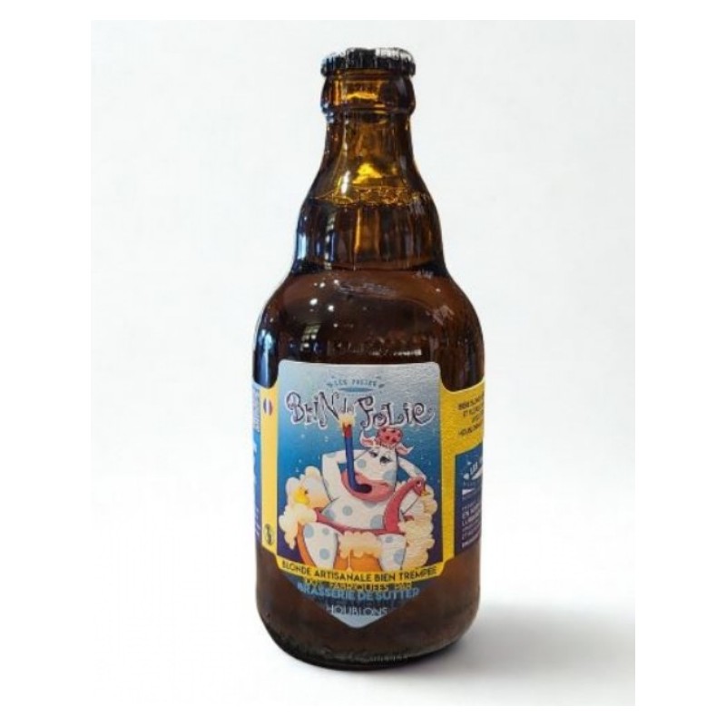 BRIN DE FOLIE BLONDE 33CL BRASSERIE DE SUTTER BRIN DE FOLIE BLONDE 33CL BRASSERIE DE SUTTER