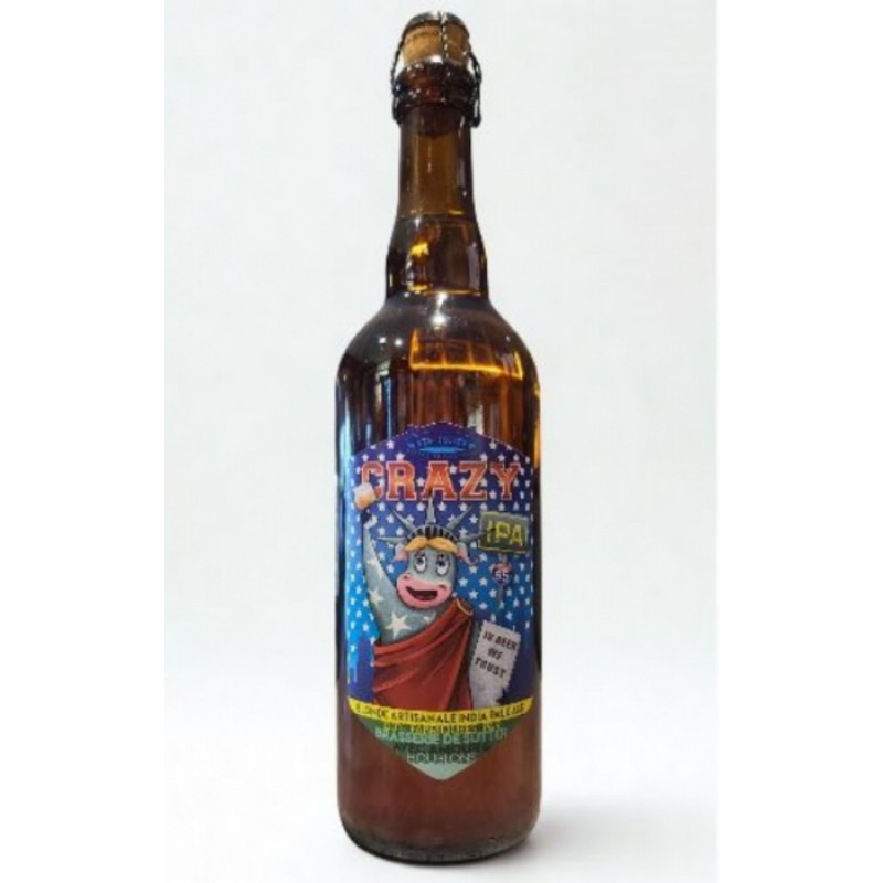 CRAZY IPA 75CL BRASSERIE DE SUTTER CRAZY IPA 75CL BRASSERIE DE SUTTER