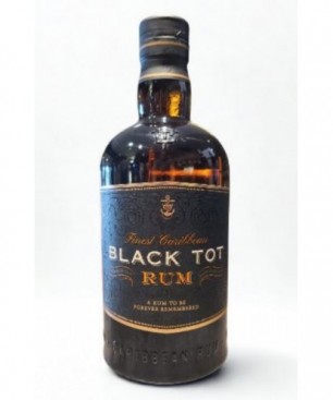 RHUM BLACK TOT CARAIBE 70CL