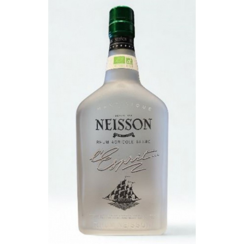 NEISSON L'ESPRIT RHUM BLANC BIO 70CL NEISSON L'ESPRIT RHUM BLANC BIO 70CL