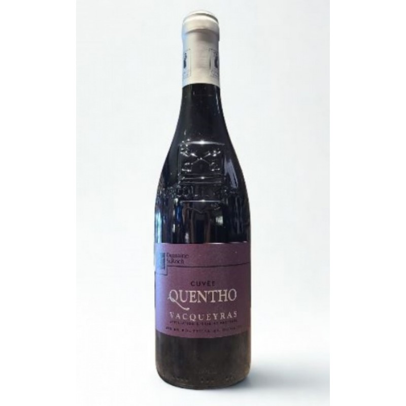VACQUEYRAS ROUGE "QUENTHO" DOMAINE ST ROCH 2022 75CL VACQUEYRAS ROUGE "QUENTHO" DOMAINE ST ROCH 2022 75CL