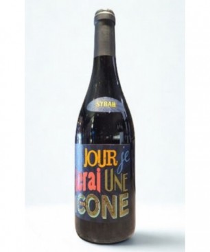 UN JOUR JE SERAI UNE ICONE 100% SYRAH 75CL