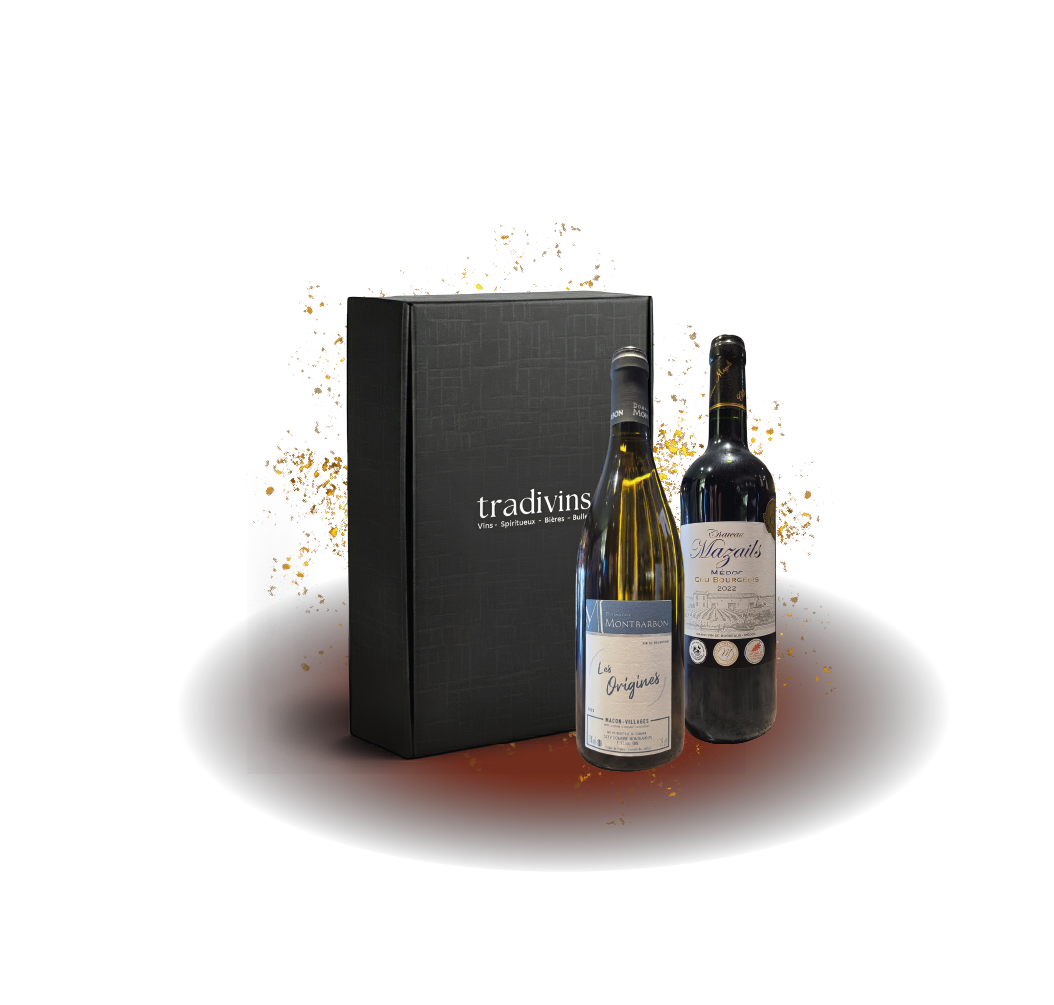coffret cadeaux de deux bouteilles